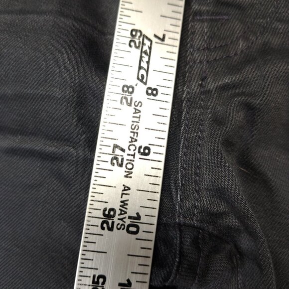 7 For All Mankind Jeans Men's Size 32x32 Dark Gray Wash Standard Straight Fit - Picture 6 of 11